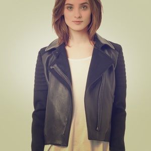 Vince Leather Moto Jacket